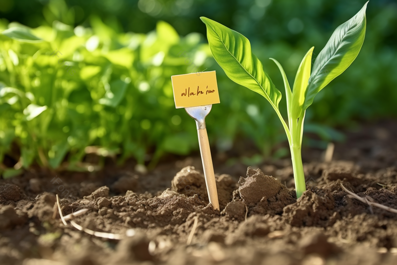 农业园艺在土里种植植物菜苗,高清,摄影图,摄影图片,图片大全,摄影图免费下载